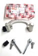 Скоба суппорта переднего NTY HZT-MS-000A, Mitsubishi Outlander I 2003-2008 OEM MR307282 - изображение 3