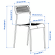 Кухонный стул SANDSBERG IKEA 606.054.26 цегляной - изображение 5