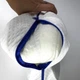 Подушка ортопедична для ніг і колін з ефектом пам’яті Leg Pillow, анатомічна гіпоалергенна зі знімним чохлом на блискавці, для сну на боці, для вагітних, при болях у суглобах, для підтримки спини Біла, F-19D1 - зображення 7