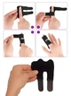 Фиксатор на палец руки с липучкой Finger Splint Doctor, ортез-бандаж для стабилизации и защиты пальца при растяжениях, переломах, вывихах, артрите и травмах, универсальный размер Черный, FSDA-1-Black - изображение 10