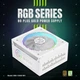 Блок питания GameMax RGB 1050G 1050W 80+ Gold (RGB 1050G WH) White - изображение 5
