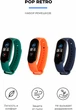 Комплект ремінців MRK для Xiaomi Mi Band 7 Pop Retro + три металеві кнопки (mrk2347) - зображення 2