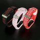 Ремешок Nike style с металлической застежкой для фитнес-браслета Xiaomi Mi Band 4 и 3 Красный с белым (mrk3078) - изображение 6