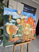 Картина "Думки", авторська робота, масло, розмір полотна 100х85см, без рами - зображення 7