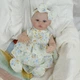Коллекционная Силиконовая Кукла Реборн Младенец Reborn Новорождённая Девочка Пупс Мегган (Виниловая Кукла) 45 см - изображение 1