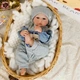 Коллекционная Силиконовая Кукла Реборн Анатомический Новорождённый Пупс Мальчик Камерон (Виниловая Кукла) 50 см - изображение 2