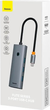 Hub USB Baseus UltraJoy 5-Port Grey (B00052809813-00) - obraz 6