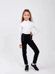 Детское боди-гольф для девочки Smil 102777 122 см Белое (4824039356978) - изображение 3