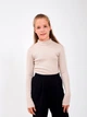 Подростковое боди-гольф для девочки Smil 102779 170 см Бежевое (4824039357302) - изображение 1