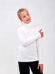 Подростковая водолазка-гольф для девочки Smil 114021 152 см Белая (4824039358439) - изображение 1