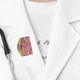 Брошь-значок BROCHE бижутерия Медицина Грыжа анатомическая розовая BRGV115033 - изображение 3
