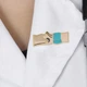 Брошь-значок BROCHE бижутерия Медицина Измерение давления бежевая BRGV115034 - изображение 6