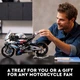 Конструктор Мотоцикл BMW M 1000 RR 1920 деталей в масштабі 1:5 (У крафтовій упаковці) - зображення 8