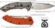 Складной нож Skif Shark II SW лезвие Wharncliffe, Frame Lock, рукоятка G‑10 Оранжевый (17650296) - изображение 9