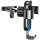 Автомобільний тримач Baseus Glaze Gravity Car Mount black - зображення 2