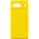 Чохол панель Soft-touch Silicone Case для Google Pixel 7a Жовтий / Yellow - зображення 1
