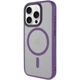 TPU+PC чохол Metal Buttons with MagSafe для Apple iPhone 16 Pro Max (6.9") Темно-Фіолетовий - зображення 1