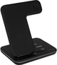 Беспроводное зарядное устройство Gelius Pro Wireless Charger 3in1 15W GP-AWC01 Black (2099900851124) - изображение 2