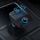 Автомобильный FM-трансмиттер и зарядное устройство UGREEN, Bluetooth 5.0, 3 USB-порта, поддержка TF-карт, черный - изображение 4