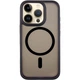 TPU+PC чохол Metal Buttons with MagSafe для Apple iPhone 16 Pro Max (6.9") Чорний - изображение 1