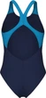 Купальник слитный для женщин Arena SCRATCHY SWIMSUIT V BACK синий, голубой Женщины 40 - изображение 4