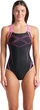 Купальник слитный для женщин Arena GRAPHIC SWIMSUIT SWIM PRO BACK черный, розовый Женщины 42 - изображение 1