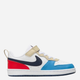 Дитячі кеди для хлопчика Nike Court Borough Low Recraft (PS) DV5457-124 32 (1Y US) Білі з синім і червоним (197859919116) - зображення 3