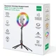 Комплект блогера беспроводной RZTK Aura Light Pro (кольцевая RGB led лампа 26 см 12 В / аккумулятор 1200 мАч / штатив 2.3 м Alum / пульт/ USB Type-C) - изображение 14