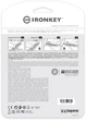 Флеш память USB Kingston IronKey Keypad 200 16GB USB 3.2 Gen1 Blue (IKKP200/16GB) - изображение 7