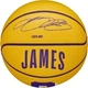Баскетбольный мяч Wilson NBA PLAYER ICON MINI LEBRON JAMES желто-фиолетовый WZ4007201XB3 Размер EU: 3 - изображение 2