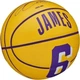 Баскетбольный мяч Wilson NBA PLAYER ICON MINI LEBRON JAMES желто-фиолетовый WZ4007201XB3 Размер EU: 3 - изображение 5