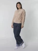 Толстовка на молнии утепленная без капюшона женская Tommy Hilfiger 789100416 XL Бежевая (1159841178) - изображение 3