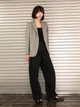 Пиджак классический удлиненный женский Uniqlo 155701579 L Серый (1159840979) - изображение 9