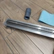Щілинний душовий трап 90 см DISFACT M1781-900 T02 Premium з низьким сифоном/гідрозатвором, з нержавіючої сталі Сріблястий - изображение 6