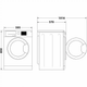 Прально-сушильна машина Whirlpool фронтальна, 8(6)кг, 1400, A, 60см, дисплей, пара, інвертор, білий - изображение 5