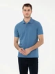 Поло длинное мужское Pierre Cardin G021Gl011-000-2186292(Koyu Mavi) 2XL Голубое (8683858466024) - изображение 4