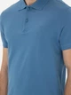 Поло длинное мужское Pierre Cardin G021Gl011-000-2186292(Koyu Mavi) 2XL Голубое (8683858466024) - изображение 7