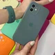 Чохол Silicone Premium case з захистом камери для iPhone 12 mini Full Camera Protective pine green 0992 - зображення 2