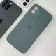 Чохол Silicone Premium case з захистом камери для iPhone 12 mini Full Camera Protective pine green 0992 - зображення 3