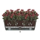 Вазон Santino Asti Window Box 12 л, 50х17х20см, білий-чорний - изображение 3
