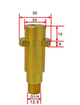 Адаптер 1/4" Karcher K мамо насадки мийної машини очищувача глибокого забруднення каналізації високого тиску - зображення 8