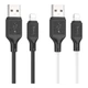 Кабель USB Hoco X90 Lightning 2.4A Колір Білий - изображение 2
