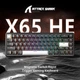 Игровая Клавиатура ATTACK SHARK X65 HE Black-White Магнитные Свитчи. Проводная 8000Hz/s. RGB Подсветка, 65 keys, Switch 0.1mm. Rapid Trigger - изображение 2