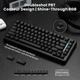 Клавиатура Магнитная ATTACK SHARK X82 PRO Black Contour Беспроводная Игровая RGB 2.4G Bluetooth Кабель Батарея 5000mAh Кабель Авиатор 8000 Герц c Магнитные Светчие - изображение 4