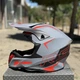Шолом Кросовий IROS 806 Cross Matt Grey/Red S - изображение 1