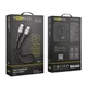 Кабель для зарядки и обмена данными USB YOKI YK-SO15 SOLID Series Type-C to Type-C 60W (3A/20V), 0.25 метра, Черный - изображение 1