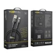 Кабель для зарядки и обмена данными USB YOKI YK-LE17 LED Series USB/Type C 60W (3A/20V) 1.2m Black - изображение 2