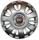 Автомобильные колпаки на колеса FIAT RED R15 №312 SJS серебристые комплект 4шт TR0053612 - изображение 1