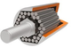 VOREL uniwersalna głowica kątowa 1/2" M 11-32 L= 85 mm CrV 53003_v (5906083028922) - obraz 3