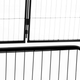 Kojec dla zwierząt SPRINGOS 184x94x100 cm czarny (5907719433677) - obraz 9